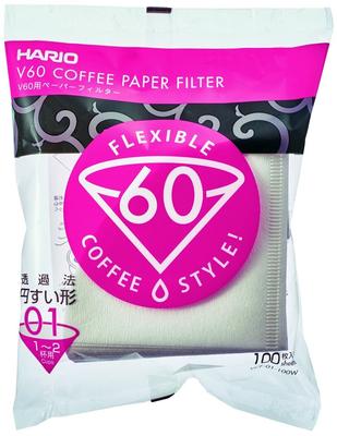 Hario Box of Paper Filter for 01 100 White by Hario Dripper, Sheets, [item]