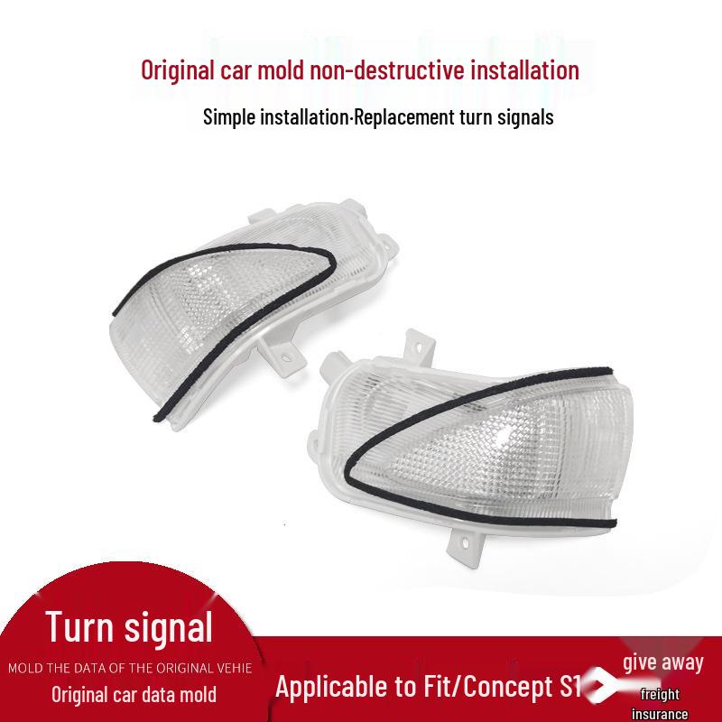 

Honda Fit Rearview Mirror Signal Cover & Light Reflector (Pair) Idea S1 Turn Signal Passenger-Right