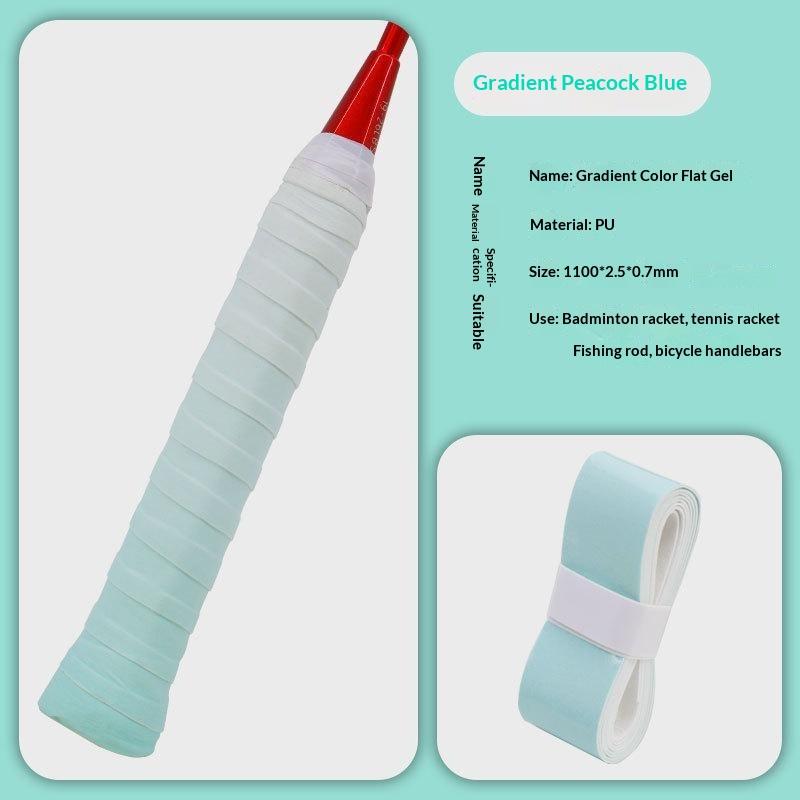 Non-slip Gradient Color Sport Racket Overgrip Sweat Absorbent Durable Grip Tape for Tennis Badminton Training