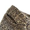 CHANEL COCO Mark wool skirt Brown wool Used