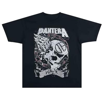 Summer Pantera Riptide Metal Heavy Metal Band Men's and Women's Short Sleeve Fashion Versatile Trend Printed T-Shirt
