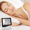 HTC-1 Digital LCD Thermometer Humidity Gauge Meter with Alarm Clock Accurate Temperature Monitor for Household Bedroom