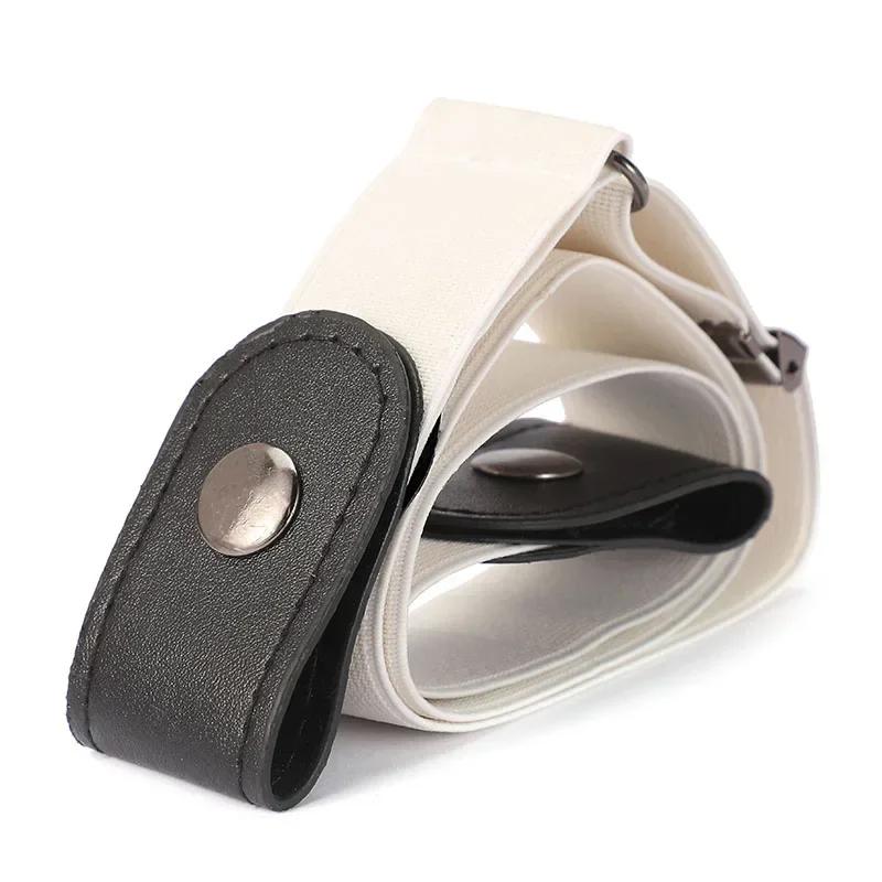 Buckle-Free Belt for Women Girls Jeans Pants Dress No Buckle Stretch Elastic Waist Belt Man No Bulge No Hassle Belts Men