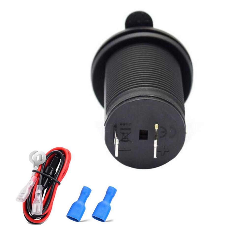 New 12V Cigarette Lighter Socket Power Outlet Socket Receptacle Car Motorcycle ATV