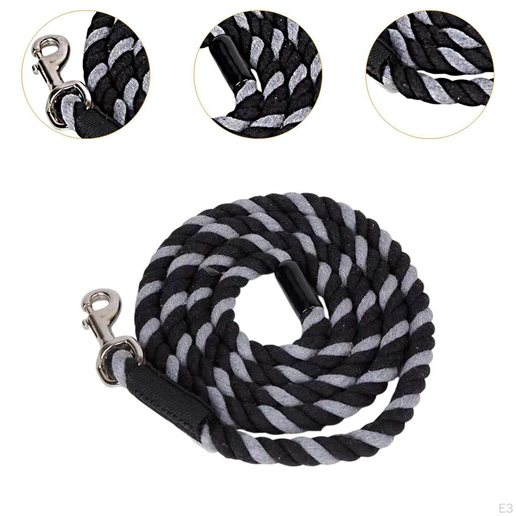 Horse Lead Rope Attachment for Halter Or Harness with Heavy Duty Lunge Line