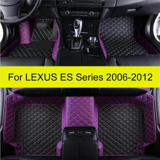 Car Floor Mats for LEXUS ES series 240 350 2006-2011 2012 Auto Foot Pads Carpet Interior Accessories Decoration Parts