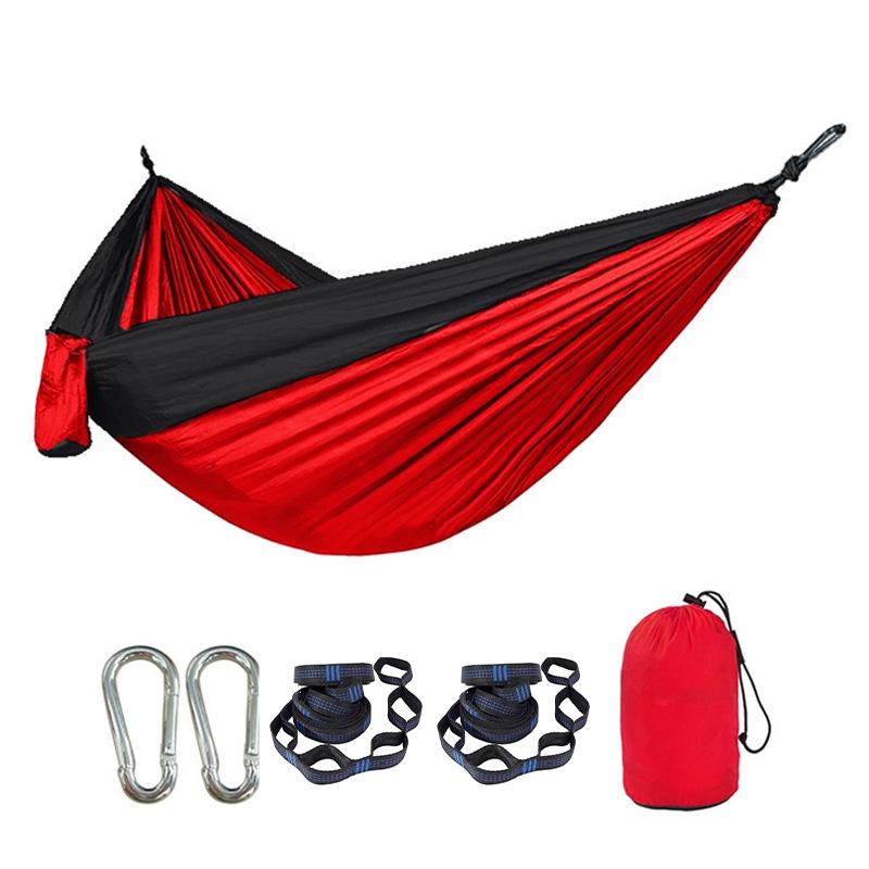 Ultralight Anti-rollover Double Camping Hammock: Strong, Portable Parachute Cloth for Outdoor Adventures