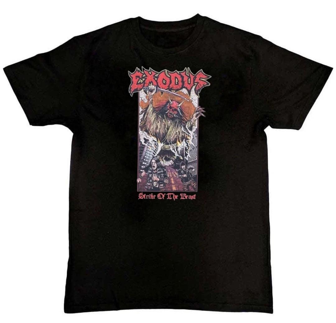 Vintage Exodus Strike of the Beast Graphic Mens T-Shirt L