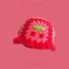 Korean Retro Stripe Handmade Crochet Bucket Hats Autumn and Winter Y2k  Fisherman's Cap Women Tassel Colored Wool Hats