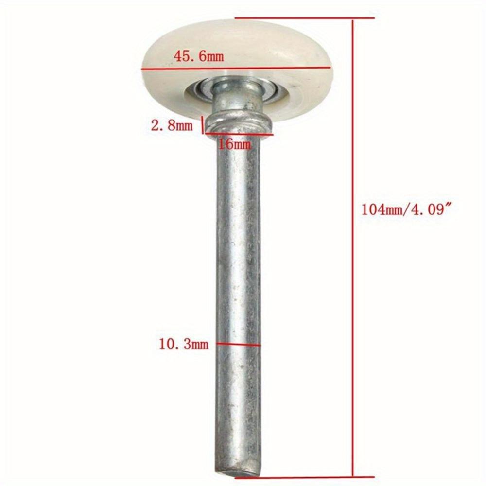 1PCS Heavy Duty Nylon Garage Door Roller Wheel Ball Sealed Bearing 105mm Length