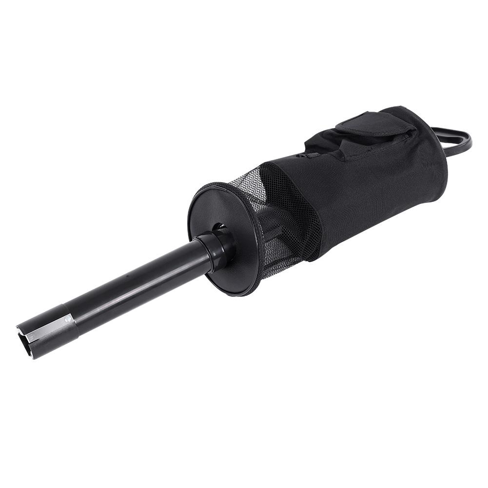 Tragbarer Golfball-Aufheber Aufsammelgeräte Retriever Aufbewahrungstasche zum Schöpfen Schwarz