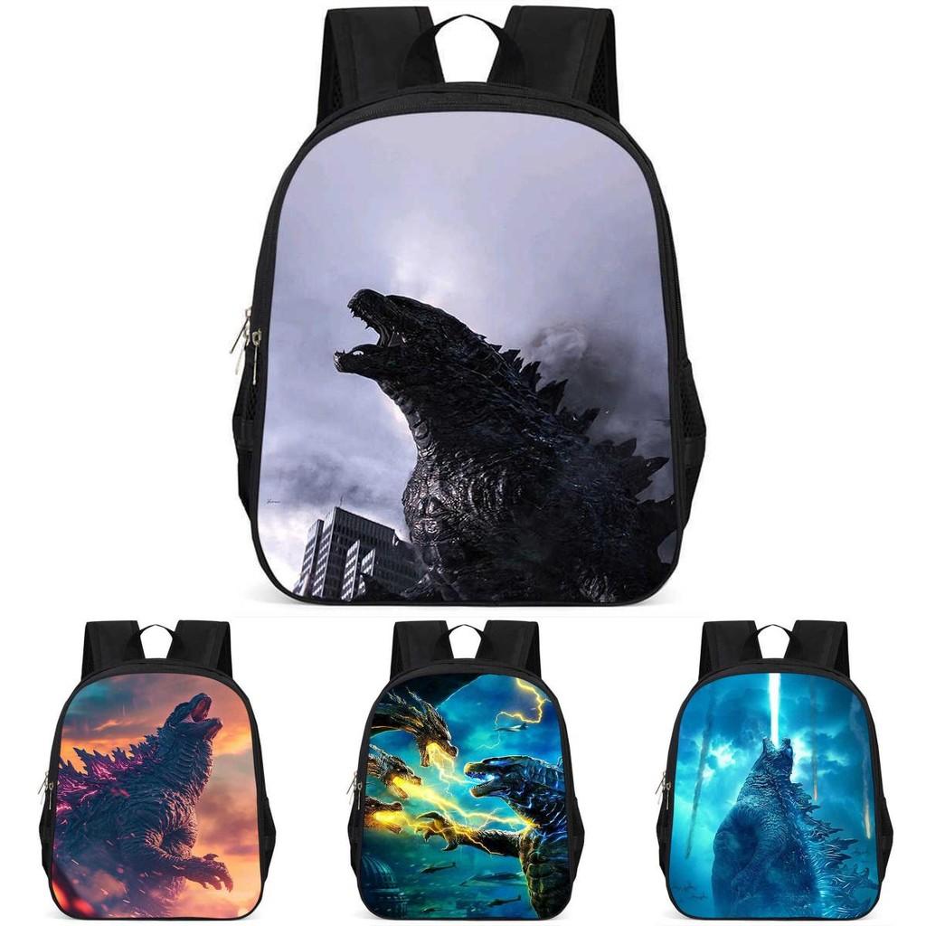 Stilingas Godzilla 15 colių didelės talpos lengvas mokyklos kuprinė vaikams