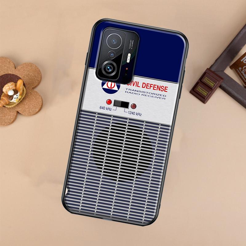 RETRO VINTAGE RADIO Case For Xiaomi 14T 11T 12T 13T Pro 13 14 Ultra POCO X7 Pro X3 X5 F3 F5 F6 M6 X6 Pro Cover Mi 11T (11T Pro)
