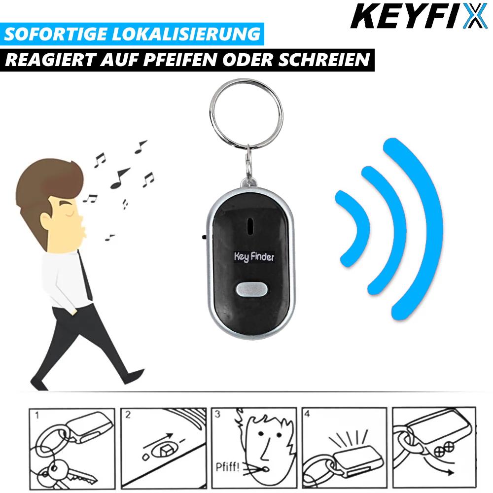 KEYFIX Key Finder Keychain Item Finder Key Ring 2 Pieces