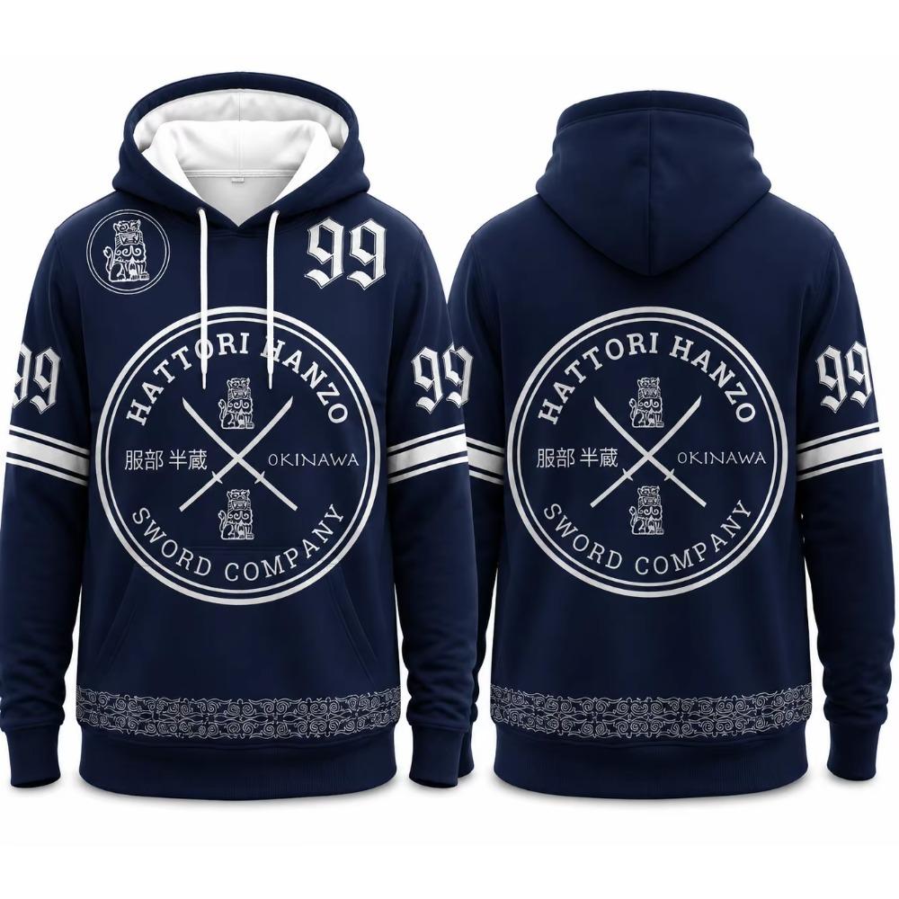 Felpa con cappuccio 3D stampata in stile giapponese retrò, pullover autunnale e invernale, maglia sportiva, stile street, hip-hop, felpa Y2K