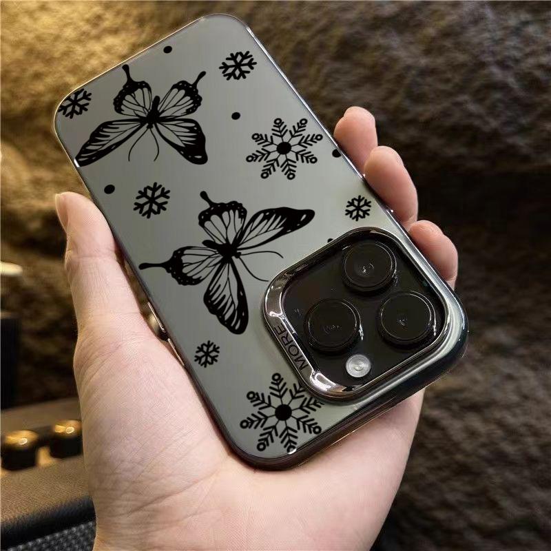 Butterfly Pattern Case For Iphone 16 15 14 13 12 11 Pro Max Cover For Iphone 16 Pro Max Funda Coque Bumber Shell 15 14 Case