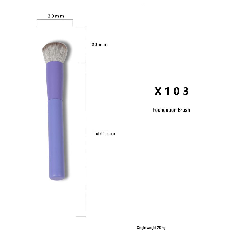 Nowy Fancy Elf Zestaw 8 Pędzli do Makijażu: Pędzle do pudru, cieni do powiek i nóż