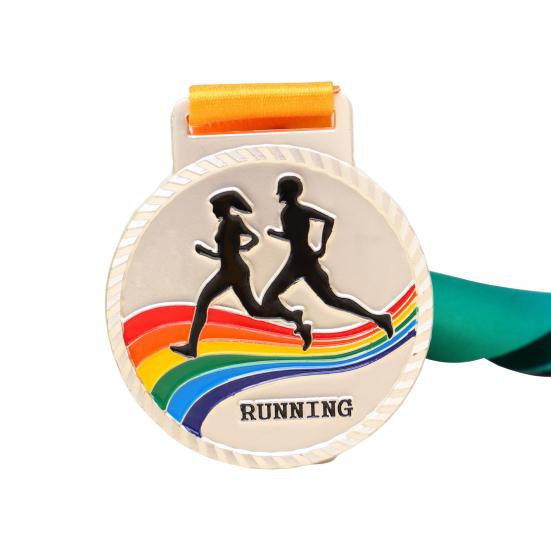 

Литий під тиском креативний трофей із стрічкою, зносостійка медаль для велосипедного бігу, пам’ятна медаль для змагань