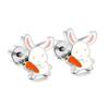 Cute Girls's Tiny Earrings Acrylic Childlike Animals Piercing Small Butterfly Stainless Steel Penguin Studs