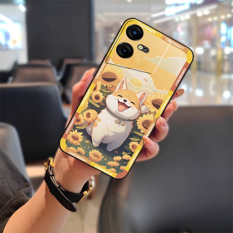 Shockproof TPU Phone Case For Tecno Pova Neo3/LH6N Phone Pouch Full Wrap Back Cover Cartoon Anti-dust Waterproof Durable