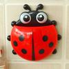 Lovely Cartoon Ladybug Toothbrush Holder  Bathroom Wall Ladybug Suction Sucker