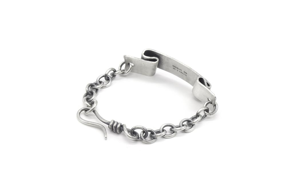 Oddcollet [Silver925]Scroll Chain Bracelet (L)