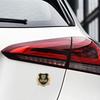 3D Metal Badge Styling Decals Emblem Car Decor Window Stickers Decoration Accessorie For Porsche 911 718 Taycan Panamera Cayenne
