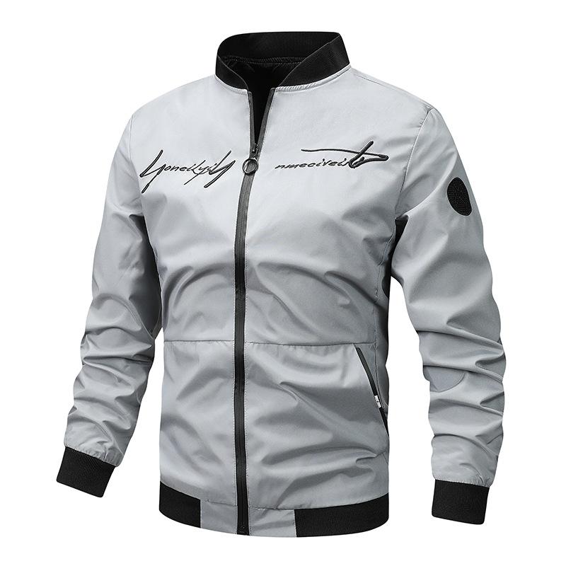 Men's Spring and Autumn Top Korean Style Trendy Men's Baseball Suit Spring New Men's