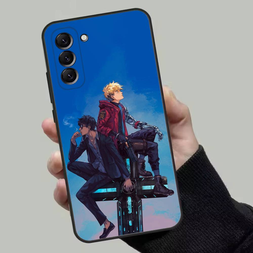 TRIGUN STAMPEDE Phone Case For Samsung Galaxy A13,A21s,A22,A31,A32,A52,A53,A71,A80,Soft Black Shell