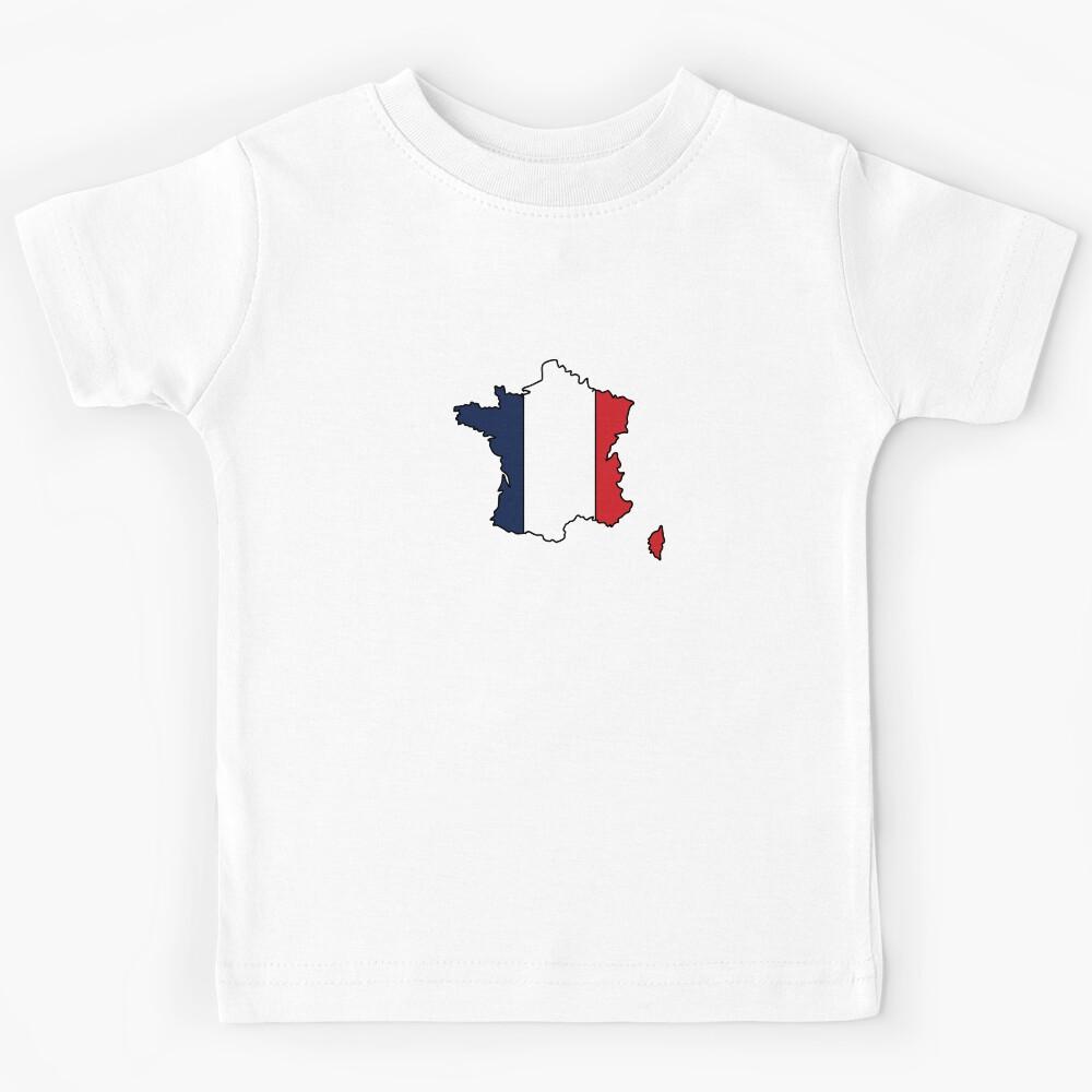 France country shape flag Kids T-Shirt 110