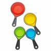 1set Silicone Measuring Spoon Foldable Baking Measuring Spoon Set For Coffee Powder, Beans, Sugar Baking Measuring Spoon