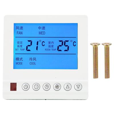 AC220V Smart Thermostat Central Air Conditioning Water Temperature Threespeed Switch Thermostat for