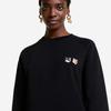 Autumn Women's Double Fox Head Embroidered Pullover for Men and Women Same Style Couple Round Neck Full Size Sweater