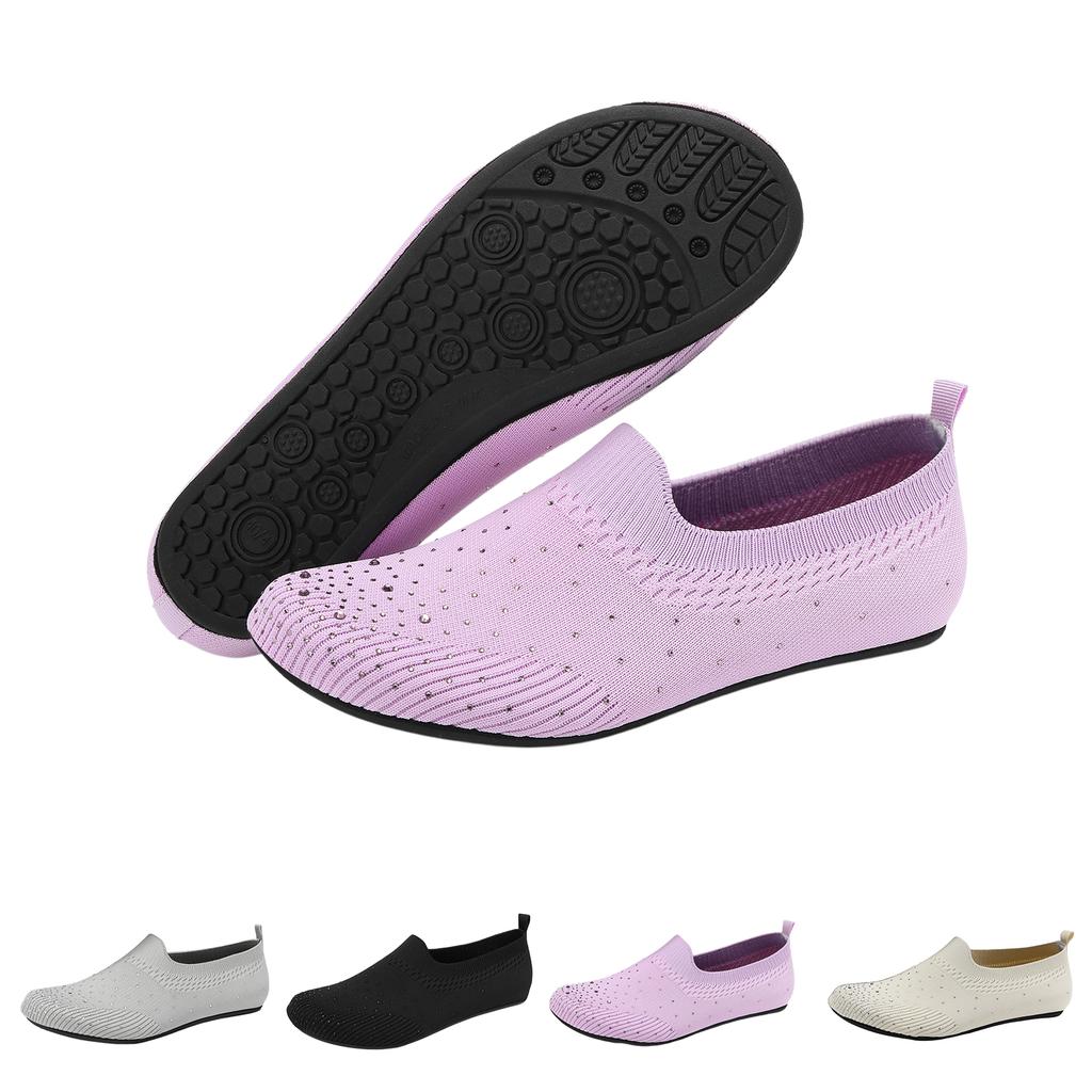 Women's Slip-On Water Shoes Lightweight Quick-Dry Aqua Socks for Beach Swimming Pool Yoga and Water Sports