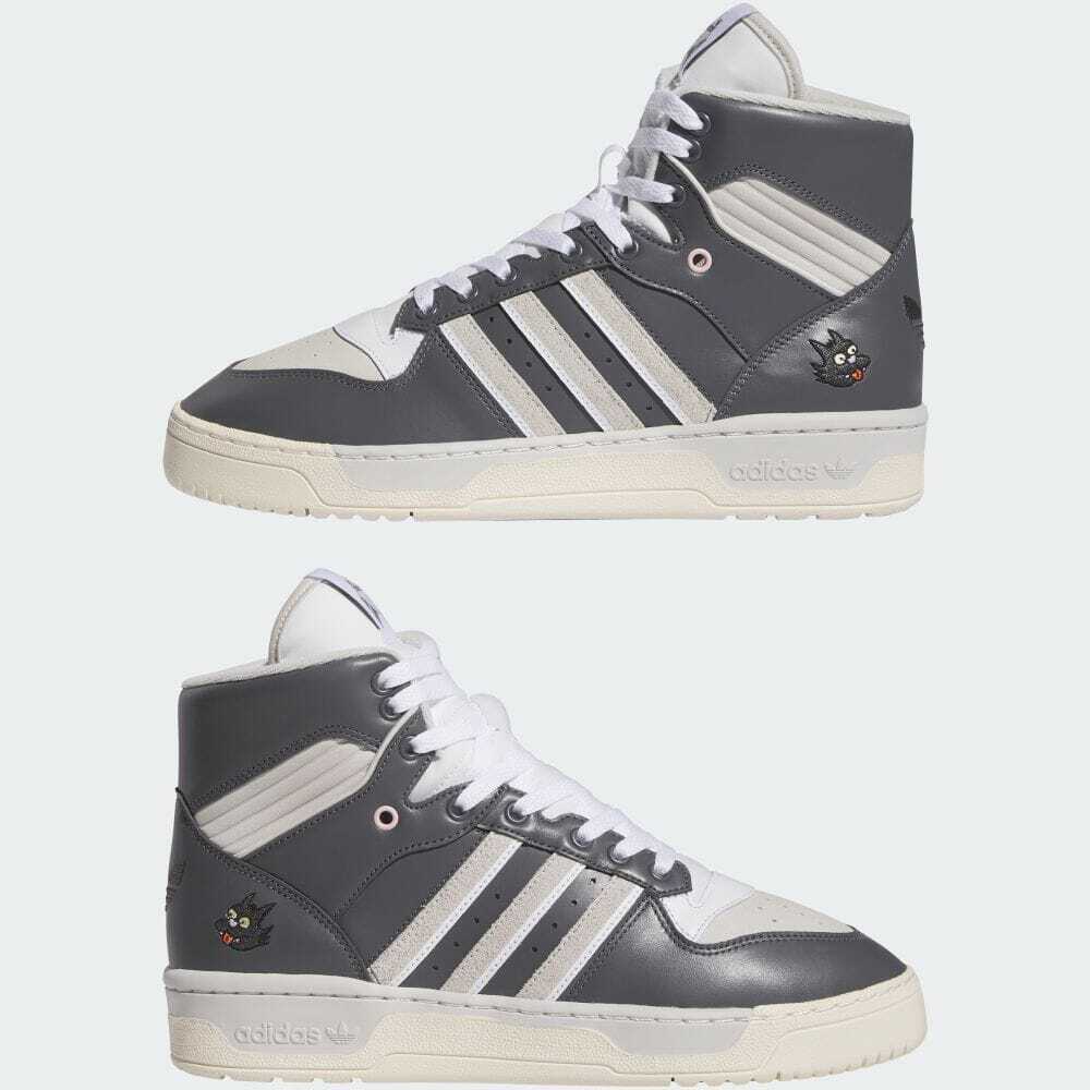 IE7565 The Simpsons A adidas Originals Rivalry High Scratchy Gray Five (Men's)