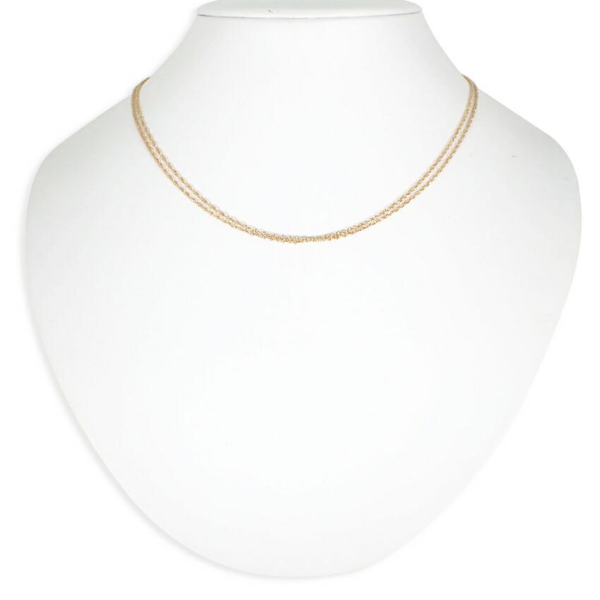 

[Used] LA SOMA/La Soma K18 Double Chain/j12-3