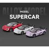 1/24 BYD Yangwang U9 Alloy Electric Sports Car Model Diecast Metal New Energy Racing Vehicle Car Model Sound Light Kids Toy Gift