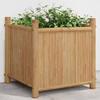 VidaXL Planter 40x40x40 Cm Bamboo, Raised Bed, Flower Pot, Flower Pot, Flower Box, Garden Pot, Stand of 366464