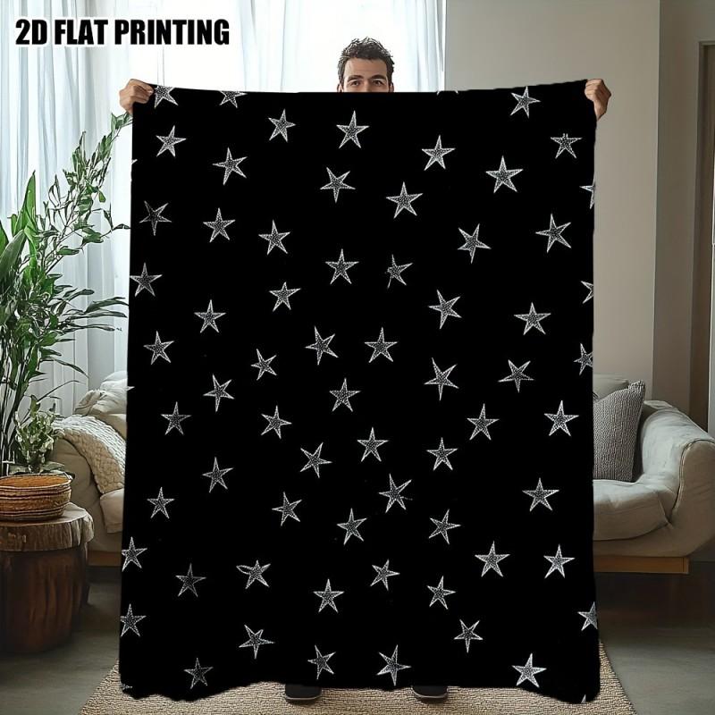 Halloween Pumpkin Christmas Printed Flannel Blanket Soft Cozy Throw Party Home