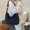 Summer High-value Denim New Fashion Casual Literary Lazy Style Popular Shoulder Messenger Bag Women's Bag
