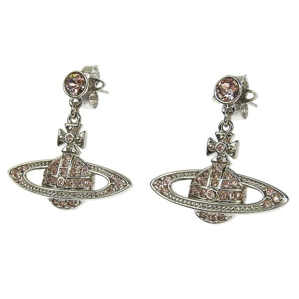 

Vivienne Westwood Mini Bass Relief Brass Earrings Women earrings Silver 6202002502P656 Basic Packaging-Dust Bag+Box