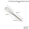 Professional Stainless Steel Hand Whisk