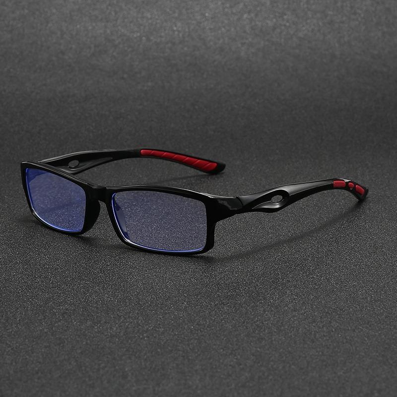 9pcs Fashion Reading Glasses Men's Women's Anti-blue Light Sports Square Reading Glasses Ultra Light and Comfortable Glasses