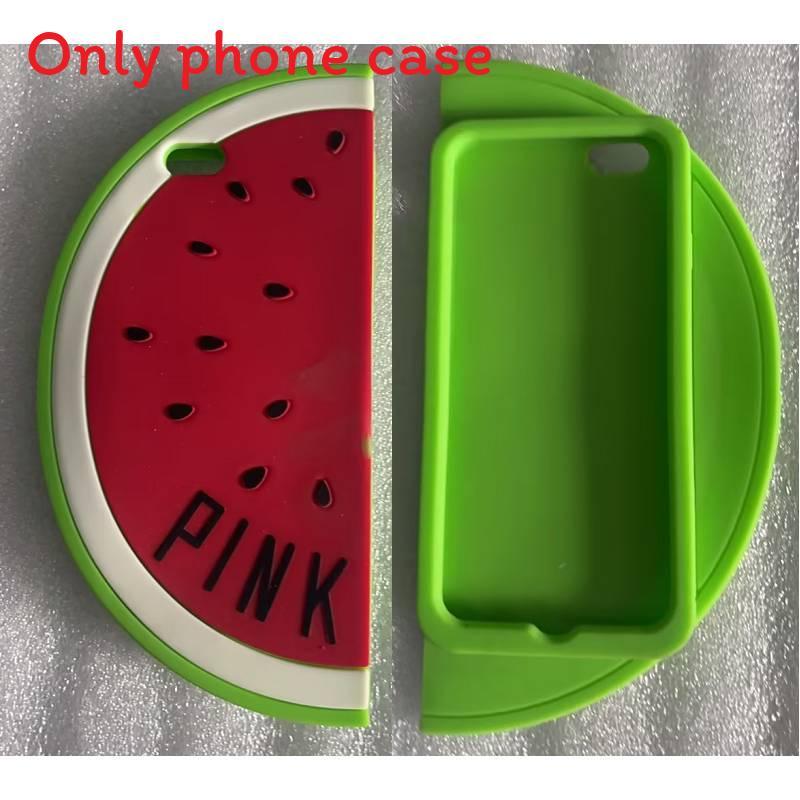 Angry Birds Watermelon Shape Phone Case For Iphone 5 5s 6 6s 6 Plus 7 7 Plus Cover Watermelon 5
