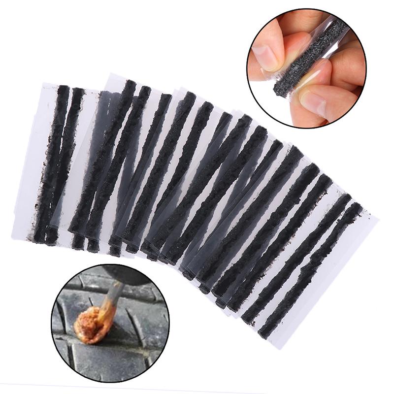 Lot De 5 Mèches Pour Réparation De Pneus Tubeless Auto Moto - Outil DT