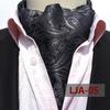 "Men's Paisley Polyester Jacquard Scarf - Gao Mouqiang Style for Trendy Business Attire"