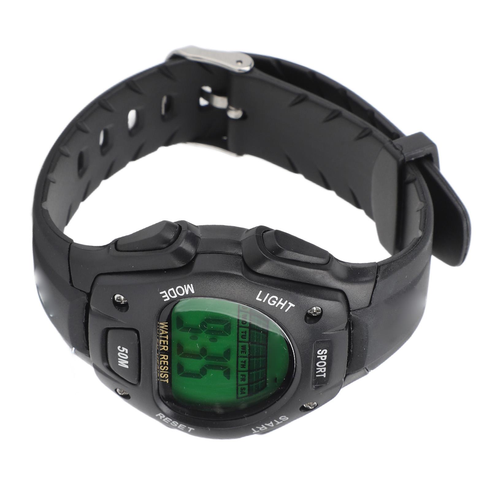 

Цифровые спортивные часы Водонепроницаемые Модные Многофункциональные Светящиеся LED Экран Часы с Будильником для Студентов