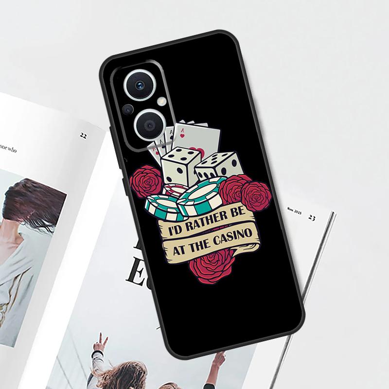 Casino Gambling Case For OPPO Reno 15 F 14 13 12 11 10 Pro 14F 13F 12F 11F 8T OPPO Find X9 X8 X5 X6 Pro Cover