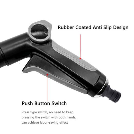 High Pressure Washer Car Wash Spray Wand with Brass Connector 2-in-1 Jet & Spray Nozzle Outdoor Surface Cleaner Tool for Garden Watering Patio Fence