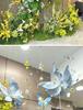 3D Painted Butterfly Wedding Backdrop with Scenery and Props for Photography and Décor